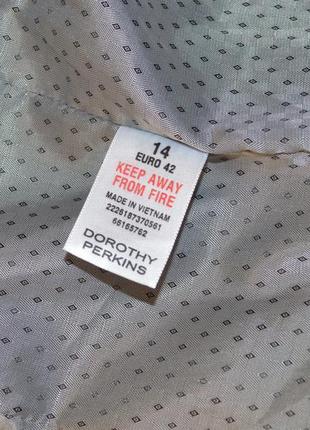 Брендовый серый пиджак жакет блейзер с карманами dorothy perkins вьетнам вискоза этикетка6 фото