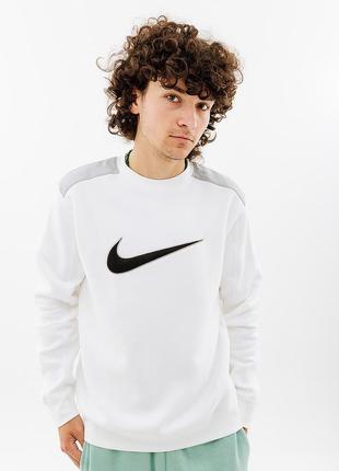 Мужской свитшот nike crew bb  белый l (7dfn0245-100 l)