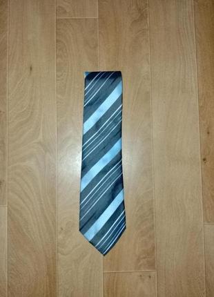 Галстук мужской шёлковый в полоску romendik