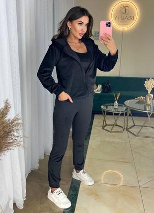 Велюровий костюм 3ка 🥰