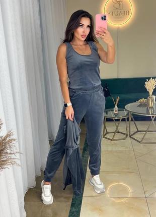 Велюровий костюм 3ка 🥰