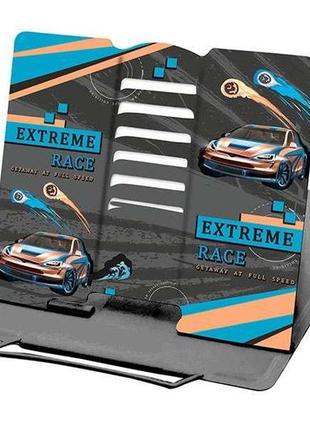 Підставка для книг металева 21*19 см kidis серія extreme race