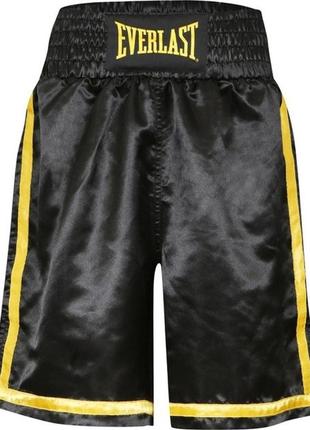 Шорти боксерські everlast comp boxe short чорний, золотий чол xl 881090-60-8 xl1 фото