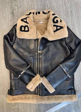 🌹дубленка 'balenciaga', куртка, шуба, косуха1 фото