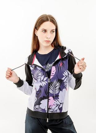 Женская толстовка australian flowers hoodie elastic fleece insert jacket разноцветный s (7dlsdgc0009-465 s)