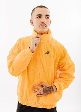 Мужская ветровка nike m nk wr anorak jkt  оранжевый l (7ddq4910-717 l)