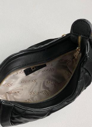 Сумка guess abey small hobo black8 фото