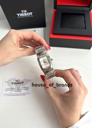 Tissot t-lady женские швейцарские наручные часы тисо швейцария оригинал на подарок жене подарок девушке6 фото