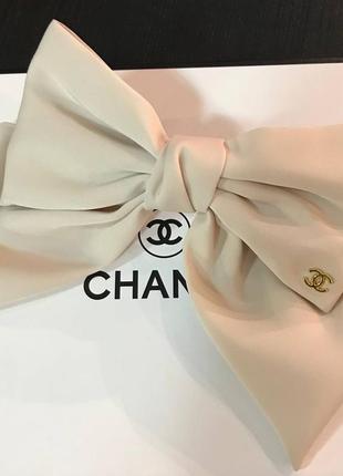 Брендова заколка автомат бант chanel