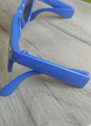 Складные очки в синей оправе унисекс3 фото