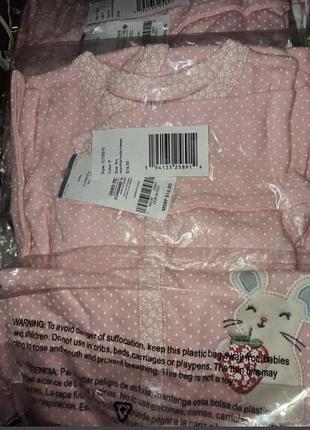 Новий бавовняний чоловічок піжама комбінезон сліп ромпер carters3 фото