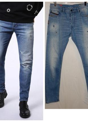 Джинси diesel tepphar 084fd slim carrot jeans blue men