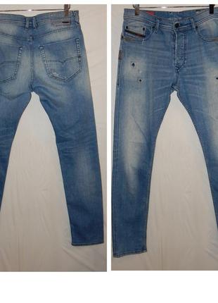 Джинсы diesel tepphar 084fd slim carrot jeans blue men4 фото
