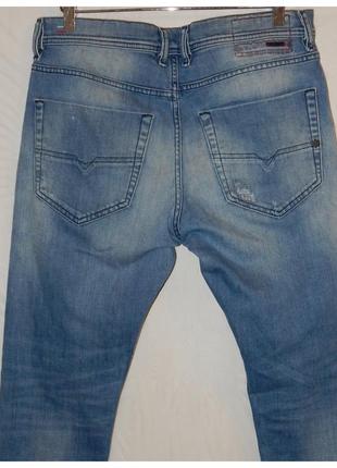 Джинсы diesel tepphar 084fd slim carrot jeans blue men7 фото