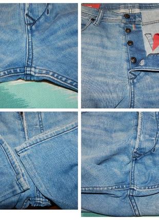 Джинсы diesel tepphar 084fd slim carrot jeans blue men10 фото