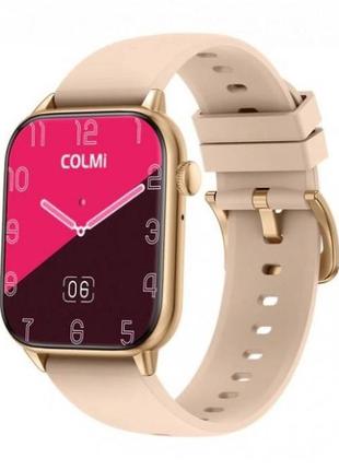 Смарт-годинник, жіночий розумний годинник colmi c60 gold