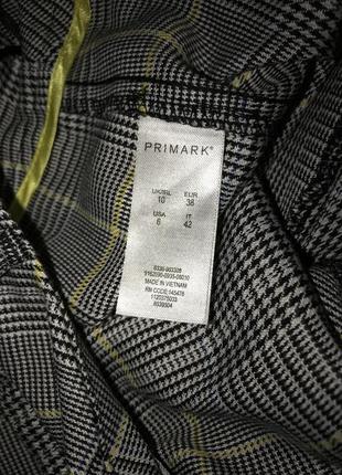 Primark новые актуальные свободные брюки в клетку! р.-385 фото