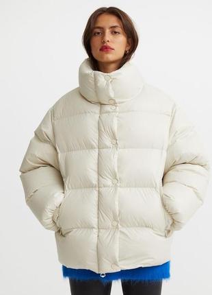 Натуральний пуховик пуфер h&m divided premium 1111186001