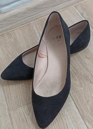 Балетки лодочки  h&m