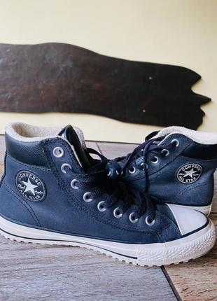 Теплые кеды converse2 фото