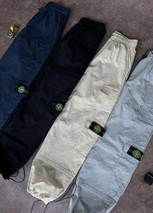 Стильные брюки stone island/Розовые брюки оверсайз10 фото