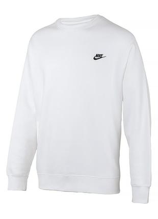 Чоловічий світшот nike club crw bb білий m (7dbv2662-100 m)