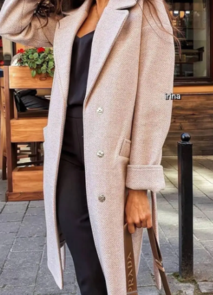 Пальто женское кашемир на подкладке 4 цвета s-m; l-xl  sin1047-360sве2 фото