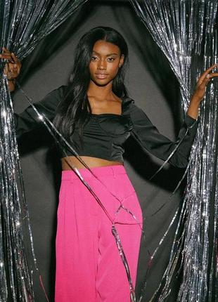 Блузка-бюстье с длинным рукавом na-kd