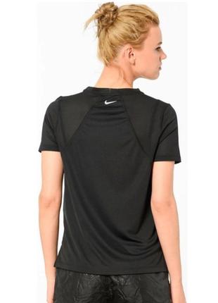 Nike w nk dry miler top ss hbr футболка2 фото