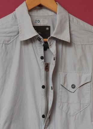 G-star raw m overshirt а сорочка трансформер з бавовни