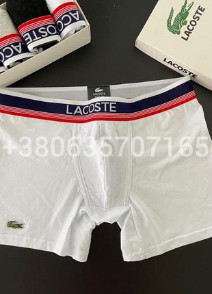 Lacoste color набір трусів 5 шт в коробці6 фото