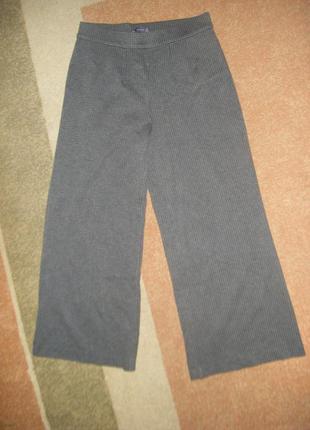 Комфортні штани зі щільного трикотажу, пояс на гумці, розмір 12