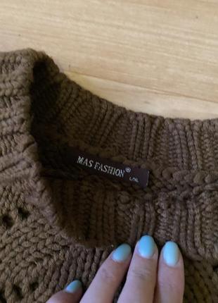 Теплый шерстяной свитер mas fashion2 фото