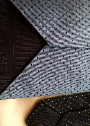 Шелковый галстук, сделано в италии 1+1=33 фото