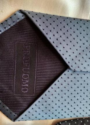 Шелковый галстук, сделано в италии 1+1=34 фото