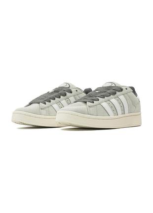 Кросівки жіночі сірі замшеві adidas color campus 00s grey gy9472