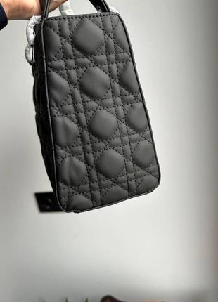 Женская сумка кристиан диор черная christian dior lady mini black
