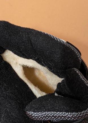 Зимове термо взуття для хлопчика сірі чобітки черевики 23-26 детские зимние термо ботинки tom.m5 фото