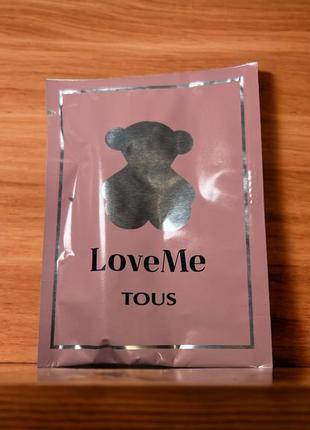 Tous loveme the silver parfum 1,5ml пробник