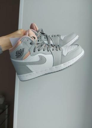 👟 кросівки     nike air jordan retro 1 mid winter fur  ❄️    / наложка bs👟