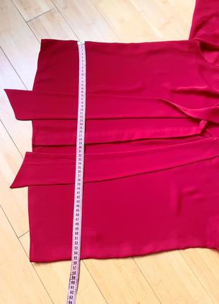 Элегантная красная блуза6 фото