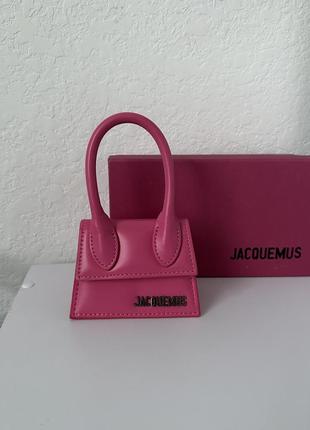 Жіноча сумка жакмюс рожева jacquemus pink