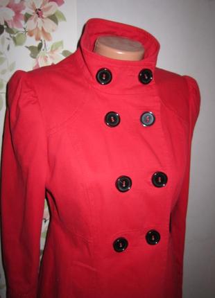 Красный двубортный жакет куртка2 фото