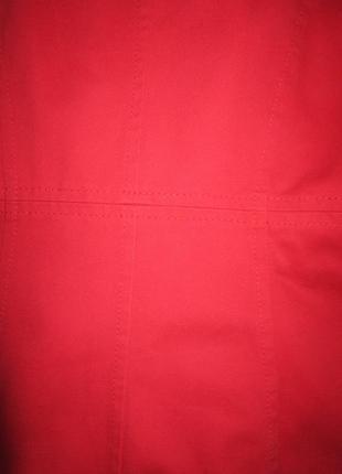 Красный двубортный жакет куртка5 фото