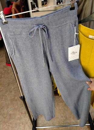 Трикотажные брюки-палаццо flex💎2 фото