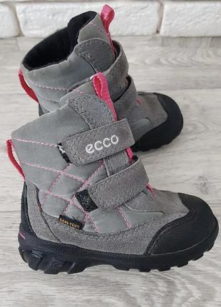 Продам зимние ботинки ecco р. 22 2
