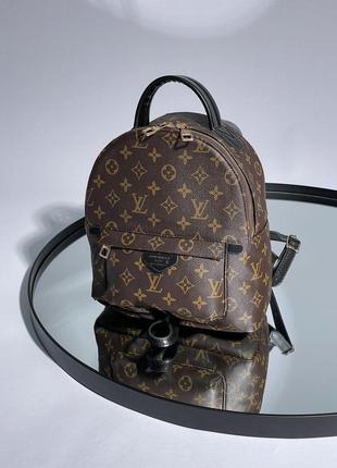 Жіночий рюкзак louis vuitton palm springs backpack brown/black   екошкіра3 фото