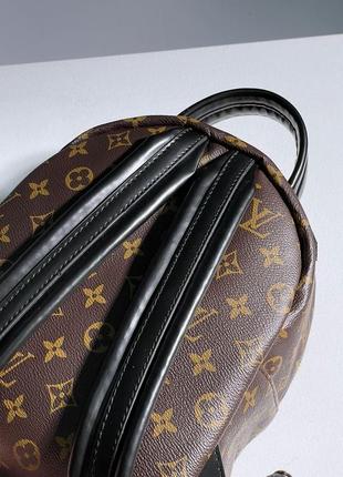 Жіночий рюкзак louis vuitton palm springs backpack brown/black   екошкіра4 фото