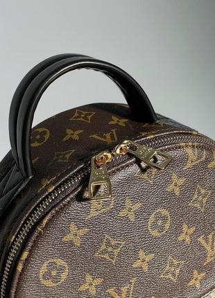 Жіночий рюкзак louis vuitton palm springs backpack brown/black   екошкіра2 фото