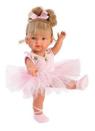 Эксклюзивная коллекционная испанская виниловая кукла  балерина валери llorens девочка 28 см